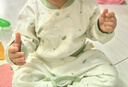 婧麒（JOYNCLEON）新生嬰兒衣服純棉男女寶寶春秋睡衣分體打底內衣套裝 Jyf153023 曬單實(shí)拍圖