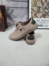 公羊男鞋春季潮流休閑皮鞋男軟皮軟底百搭休閑鞋新款英倫商務(wù)鞋子男 沙色 41 曬單實(shí)拍圖