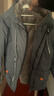 啄木鳥(niǎo)加絨加厚棉服外套男秋冬季2025新款男士棉衣襖休閑防寒羽面包絨服 09灰色加絨 (保暖不臃腫) XL (建議140-160斤) 曬單實(shí)拍圖