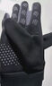 冬季手套男女士加絨防風(fēng)寒保暖觸屏防滑騎車(chē)開(kāi)車(chē)戶(hù)外運動(dòng)騎行手套 豎標男士黑色 曬單實(shí)拍圖