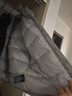 The North Face北面羽絨服男戶(hù)外防水保暖鵝絨4U81 灰色/A91 L 曬單實(shí)拍圖