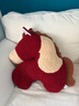 微光里2026馬年吉祥物抱枕玩偶可愛(ài)沙發(fā)抱枕新年紅色馬公仔靠枕毛絨玩具 小馬駒抱枕【2026吉祥馬裝飾】 曬單實(shí)拍圖