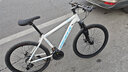美日欣山地車(chē)自行車(chē)鋁合金變速減震成人男女學(xué)生通勤油碟剎越野公路單車(chē) 白色【輻條輪】 24寸鋁架【145-170cm】 24速-線(xiàn)碟【可鎖死減震前叉】 曬單實(shí)拍圖