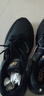 安踏男鞋革面防潑水跑步鞋男黑色輕便防滑休閑鞋運動(dòng)鞋旅游鞋子男 曬單實(shí)拍圖