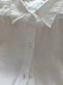 京東京造【亞麻襯衫】輕奢老錢(qián)風(fēng)襯衫女2026新款春秋高端襯衫長(cháng)袖白色 XL 曬單實(shí)拍圖