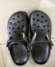 CROCS卡駱馳經(jīng)典特林洞洞鞋男女同款拖鞋耐磨休閑鞋一腳蹬鞋|206340 黑色-001 41 /42(260mm) 曬單實(shí)拍圖