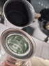 健康材質(zhì)家用小暖壺不銹鋼小暖瓶辦公室車(chē)載迷你小號開(kāi)水壺保溫壺 1點(diǎn)0L外殼+內膽+木塞 曬單實(shí)拍圖