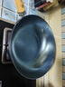 臻三環(huán)手工鍋不易粘鍋炒菜鍋平底炒鍋無(wú)涂層少油煙鐵鍋廚房好物 古斗 木把 32cm 曬單實(shí)拍圖
