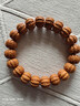 紅良緣正品京八棱猴頭手串天然核桃雕刻文玩手鏈男女款生日禮物11*12mm 曬單實(shí)拍圖