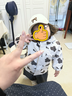 巴厘小豬寶寶沖鋒外套三合一兒童秋冬季加厚保暖防風(fēng)衣超萌可愛(ài)男女童上衣 小奶牛 120 曬單實(shí)拍圖