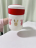 膳魔師（THERMOS）保溫杯招財兔紅白撞色高顏值520ml茶水分離帶手柄辦公杯桌面可愛(ài) 發(fā)財兔 520ml 曬單實(shí)拍圖