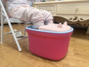 貝博氏babybox泡腳桶兒童家用塑料按摩洗腳盆足浴桶三層保溫送孩子禮物 曬單實(shí)拍圖