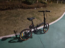京東京造 F8折疊自行車(chē)禧瑪諾7速鋁合金20英寸成年人學(xué)生通勤單車(chē)陶瓷黑 曬單實(shí)拍圖