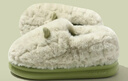 潔麗雅棉拖鞋女秋冬季2026新款室內家居防滑全包跟月子鞋毛絨棉鞋男外穿 草綠 【1.0 經(jīng)典款｜店長(cháng)力薦】 38-39 【適合37-38碼】 曬單實(shí)拍圖