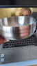 美廚（MAXCOOK）304不銹鋼碗 大湯碗雙層隔熱 餐具面碗18CM MCWA613 曬單實(shí)拍圖