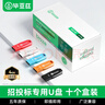 畢亞茲 盒裝 4GB USB2.0投標U盤(pán) 環(huán)保迷你 公司企業(yè)競標專(zhuān)業(yè)投標優(yōu)盤(pán) 十只裝 UP018 曬單實(shí)拍圖