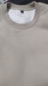 凡客誠品（VANCL）加絨衛衣男款冬季羊羔絨寬松大碼保暖圓領(lǐng)衛衣套頭衫 卡其 2XL 曬單實(shí)拍圖