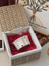 派一摩登家復古藤編禮盒咖啡杯碟送閨蜜儀式感節日伴手禮物原創(chuàng  )精致杯子禮盒 白花一杯一碟(淺色藤編禮盒裝) 曬單實(shí)拍圖