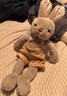 伽百利毛絨玩具公仔溫柔紳士兔兔節日陪伴小朋友生日禮物送女生朋友女友 W3389小維爾登小背帶褲男兔 30cm 曬單實(shí)拍圖