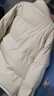 JEEP SPIRIT吉普羽絨棉服男冬季休閑面包服棉襖子加厚保暖防風(fēng)棉衣女情侶外套 米白色 3XL （建議165-185斤） 曬單實(shí)拍圖