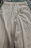 茵曼簡(jiǎn)約通勤闊腿直筒長(cháng)褲夏秋女裝高腰顯瘦寬松休閑褲子 珍珠白 29  曬單實(shí)拍圖
