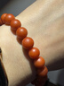 布達拉宮孤品南紅瑪瑙單圈素圈手串男女款本命年盤(pán)玩手鏈送女友生日禮物 曬單實(shí)拍圖