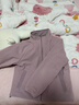 蕉下（beneunder）外套女萬(wàn)粒絨雙面搖粒絨防風(fēng)戶(hù)外秋冬新品軟殼抓絨粉-紫L 曬單實(shí)拍圖