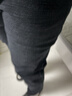 木林森（MULINSEN）直筒牛仔褲男簡(jiǎn)約百搭修身輕商務(wù)休閑男士長(cháng)褲 黑色 32 曬單實(shí)拍圖