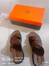 蜻蜓牌涼鞋男真皮2026年夏季新款牛皮沙灘鞋厚底防滑中年爸爸鞋涼拖鞋 棕色 42 曬單實(shí)拍圖