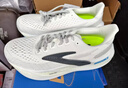 布魯克斯（BROOKS）Glycerin甘油MAX 超級甘油男女跑步鞋緩震舒適休閑運動(dòng)鞋跑鞋 男款 灰色/黑色/熒光黃綠 42 曬單實(shí)拍圖