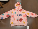 歐姆熊女童春秋季衛衣外套2026新款小女孩寶寶連帽上衣秋款兒童秋裝衣服 粉色 120 曬單實(shí)拍圖