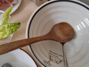 拾畫(huà)大號原木勺吃飯勺單支 日式圓口柯木干飯勺長(cháng)柄木質(zhì)攪拌喝湯勺 曬單實(shí)拍圖