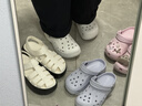 卡駱馳（CROCS）貝雅云彩女士洞洞鞋戶(hù)外休閑鞋|208186 白色-100 38 (240mm) 曬單實(shí)拍圖