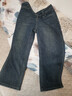 黛姿茹直筒牛仔褲女春季2026新款小個(gè)子九分褲窄版牛仔闊腿拖地直筒褲 A款復古藍/九分褲 3XL (31) 推薦135-145斤 曬單實(shí)拍圖