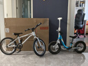 京東京造光羽超輕兒童自行車(chē)京東自營(yíng)3-6歲山地自行車(chē)學(xué)生男女16寸逐光銀 曬單實(shí)拍圖