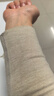 古今保暖內衣女套裝秋衣秋褲羊絨蠶絲抑菌女士無(wú)痕打底上衣卡其XL 曬單實(shí)拍圖