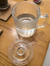 喜碧（Scybe）茶杯耐熱玻璃杯辦公杯玻璃茶杯帶蓋把手杯玻璃水杯格隆380ml 2只 曬單實(shí)拍圖