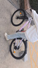 鳳凰山地自行車(chē)女款成人學(xué)生兒童變速單車(chē)碟剎車(chē)靈淵 26英寸24速白色 曬單實(shí)拍圖
