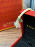 中國(guó)黃金（CHINA GOLD）山盟海誓手鏈女平安扣情侶手繩和田玉手飾送女友男友 山盟海誓手鏈【情侶款】 曬單實(shí)拍圖