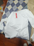名創(chuàng  )優(yōu)品（MINISO）純棉長(cháng)袖t恤男春季純色圓領(lǐng)內搭衣服寬松休閑打底衫 白色 L 曬單實(shí)拍圖