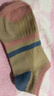 原宿風(fēng)條紋圓點(diǎn)蝴蝶結襪子短筒韓版日系春夏季可愛(ài)低幫短襪 條紋女襪（新客專(zhuān)享1雙裝） 均碼 曬單實(shí)拍圖