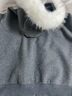 韓系慵懶毛領(lǐng)連帽外套女秋冬季2026新款加絨加厚寬松開(kāi)衫拉鏈衛衣 深灰色加絨款（優(yōu)質(zhì)版） L 曬單實(shí)拍圖
