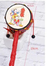 中國傳統吉祥撥浪鼓 喜慶逗小孩嬰幼兒寶寶玩具搖搖鼓抓周玩具 吉祥撥浪鼓一只裝 曬單實(shí)拍圖
