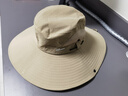 回力（Warrior）防曬漁夫帽男夏季遮陽(yáng)帽透氣大檐帽子戶(hù)外登山運動(dòng)太陽(yáng)帽潮流涼帽 卡其色【加寬帽檐 加大頭圍版】 曬單實(shí)拍圖