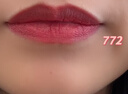 迪奧Dior【鄧為推薦】烈艷藍金口紅絲絨772啞光唇膏 女神節生日禮物 曬單實(shí)拍圖