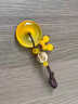 慕思語(yǔ)（MUSIYU）古風(fēng)玉石鑰匙扣男女汽車(chē)玉髓鑰匙掛件創(chuàng  )意鑰匙鏈掛飾瑪瑙平安扣 黃玉髓平安扣【小蓮花】 A24-206 曬單實(shí)拍圖