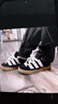 adidas「鯊魚(yú)面包鞋」ADIMATIC經(jīng)典運動(dòng)板鞋男女阿迪達斯三葉草   黑色/白色   44 曬單實(shí)拍圖
