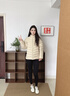 波司登（BOSIDENG）26春季鴨絨輕薄羽絨服排骨條三防科技女短款外套B260135006 秘釉色-三防面料 L 170/92A 體重約120-130斤 曬單實(shí)拍圖