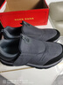足力健艾爸爸老人鞋秋冬新款一腳蹬中老年人健步鞋防滑軟底休閑鞋運動(dòng)鞋 q925灰色單鞋 45 曬單實(shí)拍圖