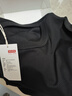 京東京造80支液氨棉女裝新款潮流打底衫短袖春裝女士t恤 黑色 M 曬單實(shí)拍圖